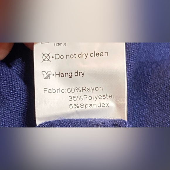 NWT KIKIBERRY KNIT SHORT SLEEVE CREWNECK SIZE 2X IN BLUE - Picture 8 of 8